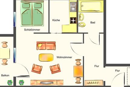 Wohnung Eisenberg - 1.5 Zimmer, 37 m&sup2;, 49.000&euro; | Angebot:26717577