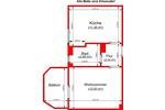 Etagenwohnung Gera - 1 Zimmer, 33 m&sup2;, 226&euro; | Angebot:26486655