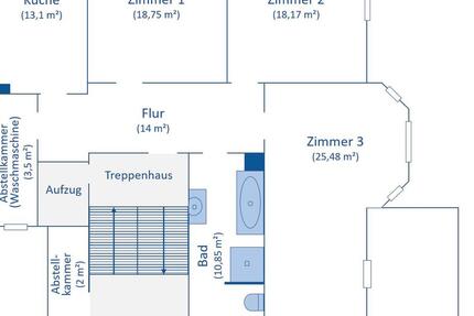 Wohnung Crimmitschau - 3 Zimmer, 106 m&sup2;, 900&euro; | Angebot:27543214