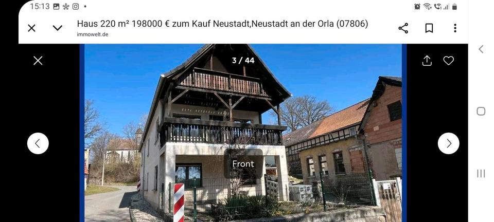 Einfamilienhaus Neustadt an der Orla - 10 Zimmer, 233 m&sup2;, 174.000&euro; | Angebot:26786990
