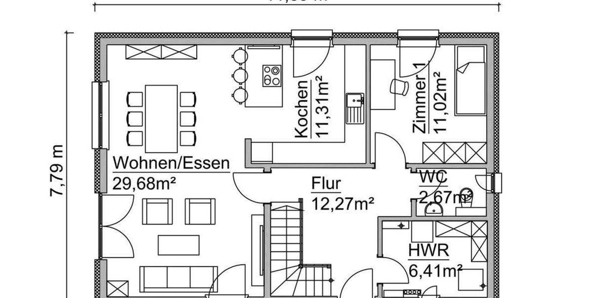 Einfamilienhaus Hermsdorf - 5 Zimmer, 141 m&sup2;, 432.260&euro; | Angebot:25738951
