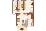 Erdgeschoßwohnung Zeitz - 3 Zimmer, 61 m&sup2;, 380&euro; | Angebot:26235242