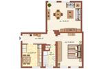 Etagenwohnung Zeitz - 2 Zimmer, 52 m&sup2;, 330&euro; | Angebot:25327035