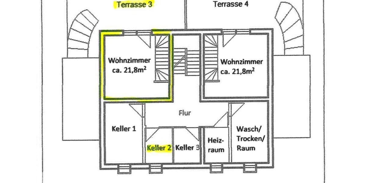 Maisonettenwohnung Altenburg - 2 Zimmer, 74 m&sup2;, 510&euro; | Angebot:26270602