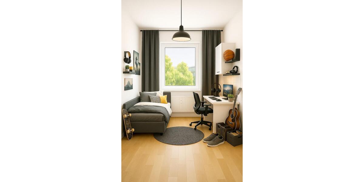 Etagenwohnung Gera Lusan - 4 Zimmer, 88 m&sup2;, 459&euro; | Angebot:25509042