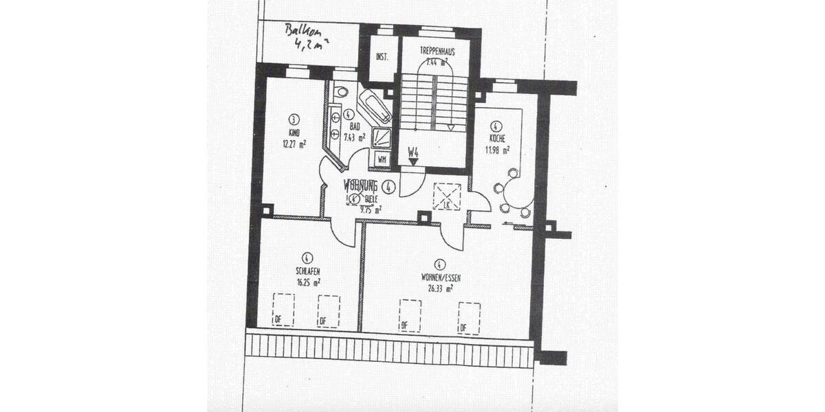 Dachgeschoßwohnung Gera - 3 Zimmer, 86 m&sup2;, 520&euro; | Angebot:26545271