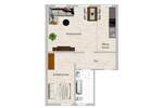 Etagenwohnung Crimmitschau - 2 Zimmer, 48 m&sup2;, 288&euro; | Angebot:26229212