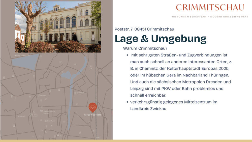 Etagenwohnung Crimmitschau - 2 Zimmer, 50 m&sup2;, 475&euro; | Angebot:26859190
