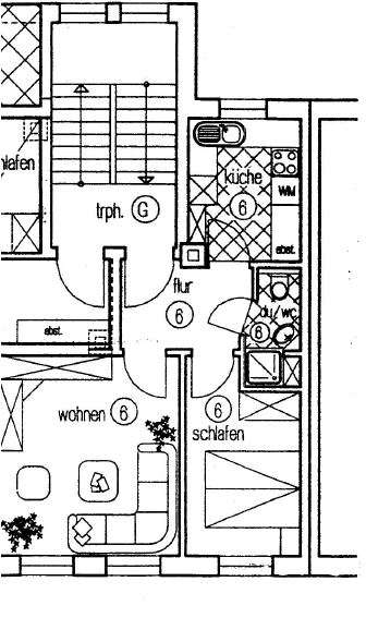 kleine gemütliche 2 Zi.-Wohnung 2 zimmer