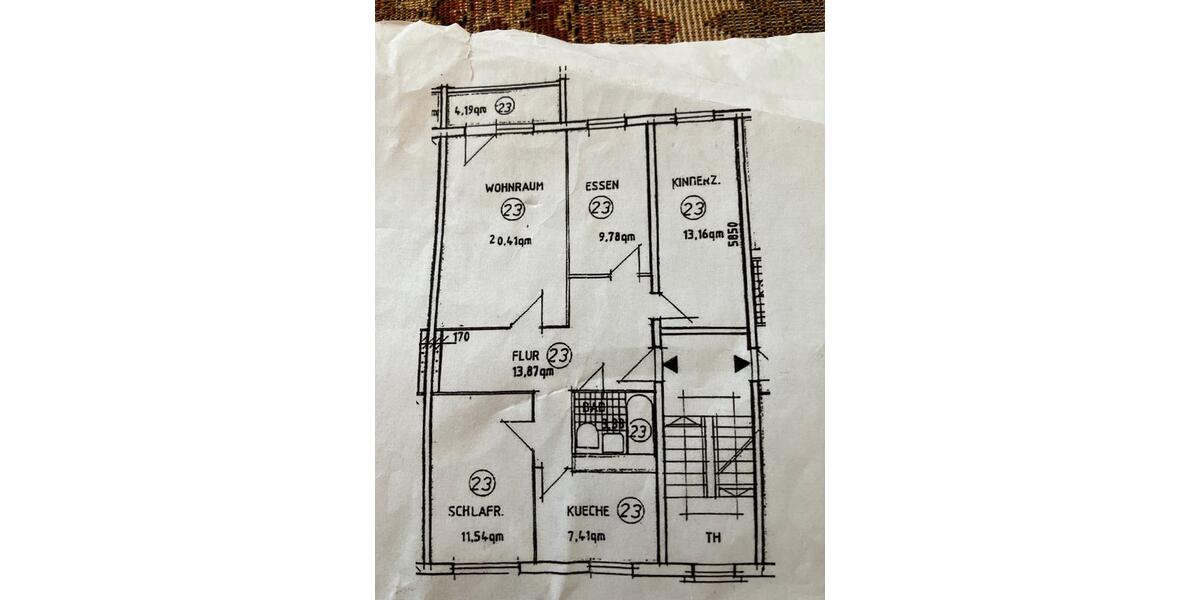 Etagenwohnung Gera Bieblach-Ost - 4 Zimmer, 92 m&sup2;, 74.500&euro; | Angebot:26148850