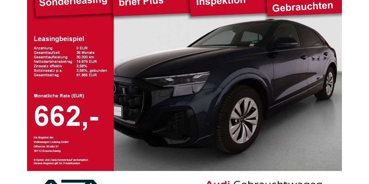 Audi Q8 29.434 km 74.420 € Gera 07546