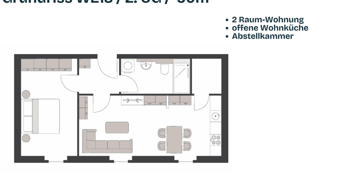 Etagenwohnung Crimmitschau - 2 Zimmer, 50 m&sup2;, 475&euro; | Angebot:26859190