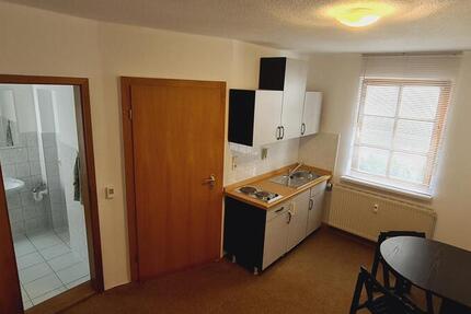 Singleapartment teilmöbliert, EBK, Stellplatz, Garten