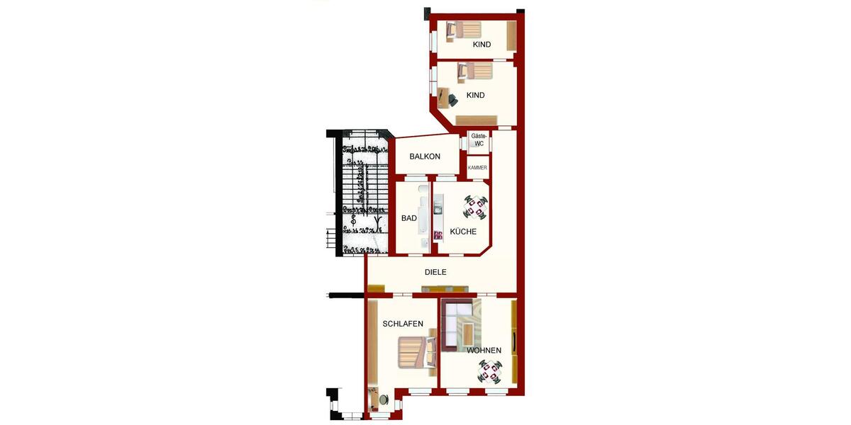 Etagenwohnung Zeitz - 4 Zimmer, 118 m&sup2;, 620&euro; | Angebot:26566055