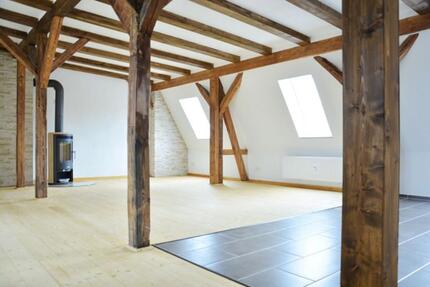 mega 4RW, Maisonette, Kamin, Dielen, Dachloggia in Münchenbernsdorf 4 zimmer