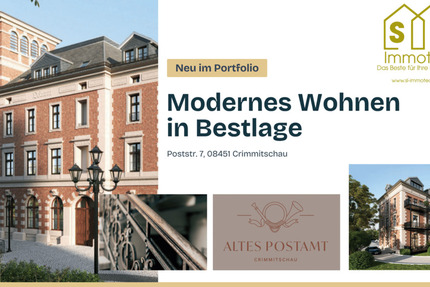 Wohnung Crimmitschau - 2 Zimmer, 50 m&sup2;, 475&euro; | Angebot:26859190