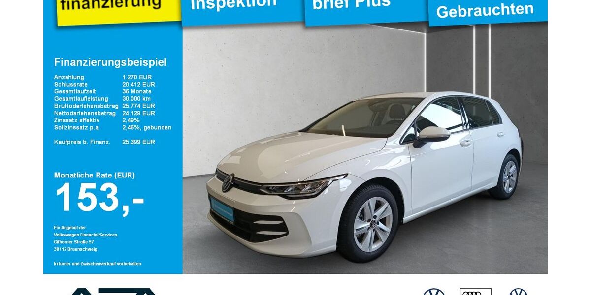 VW Golf 8.443 km 24.693 &euro; Weida 07570