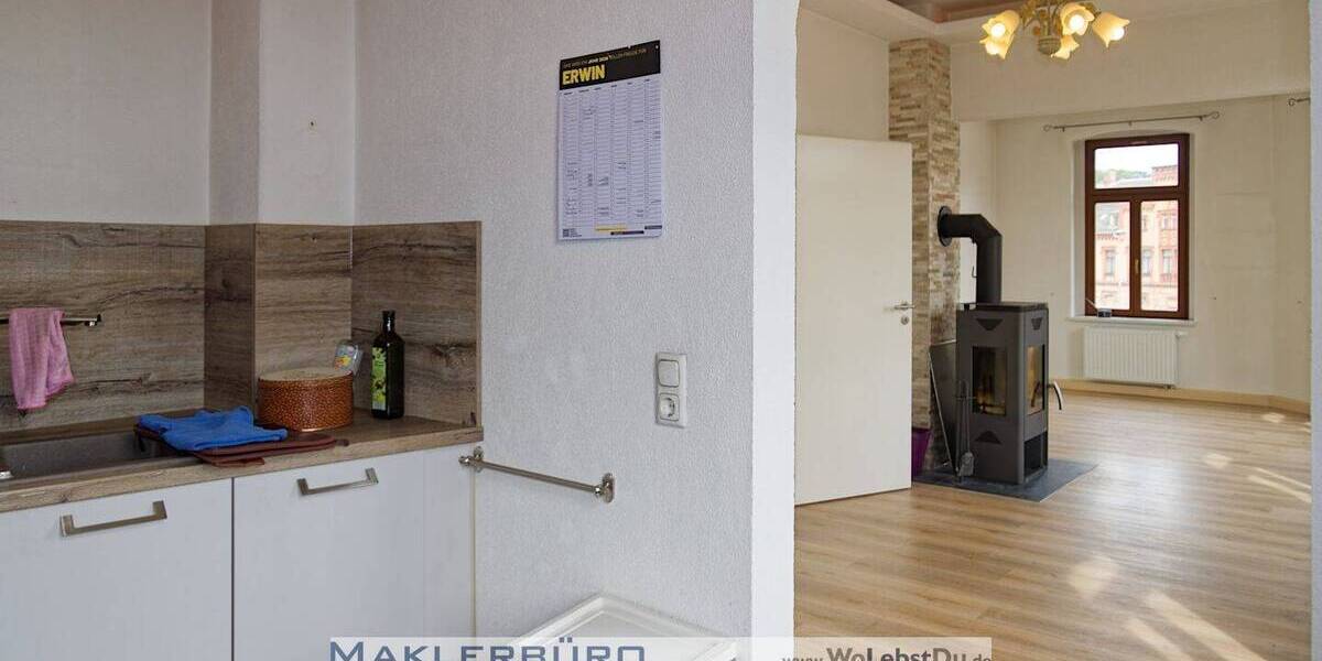 Etagenwohnung Greiz Irchwitz - 2 Zimmer, 85 m&sup2;, 600&euro; | Angebot:26879059