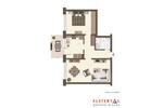 Erdgeschoßwohnung Gera Debschwitz - 2 Zimmer, 60 m&sup2;, 417&euro; | Angebot:26181164