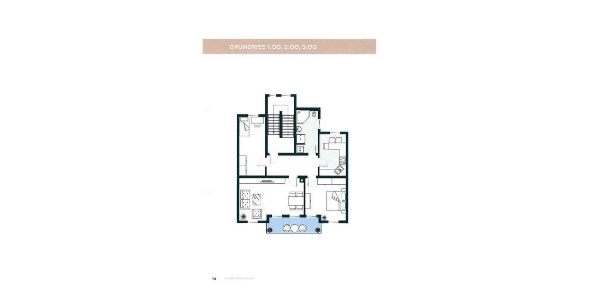Etagenwohnung Gera Ostviertel - 3 Zimmer, 84 m&sup2;, 580&euro; | Angebot:26796834