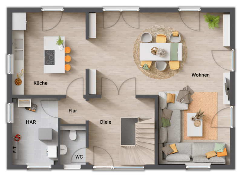 Einfamilienhaus Brahmenau Culm - 4 Zimmer, 144 m&sup2;, 374.320&euro; | Angebot:26401855