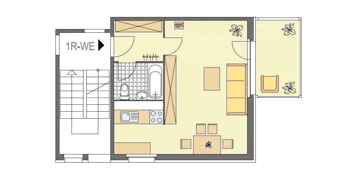 Klein, fein, mein - die perfekte Singlewohnung. 1 zimmer