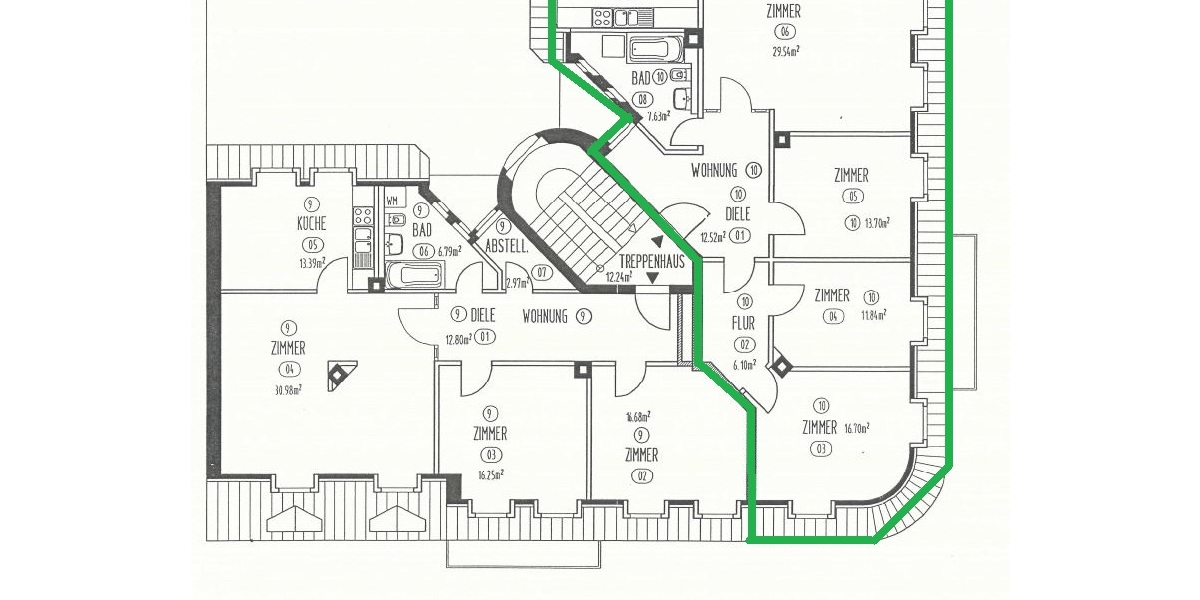 **Ihr neues Zuhause wartet: 4-Raum-Wohnung mit Komfort-Badezimmer und großzügigem Wohnambiente!** - Dachgeschoßwohnung Gera Alt-Bieblach | Angebot:26876574