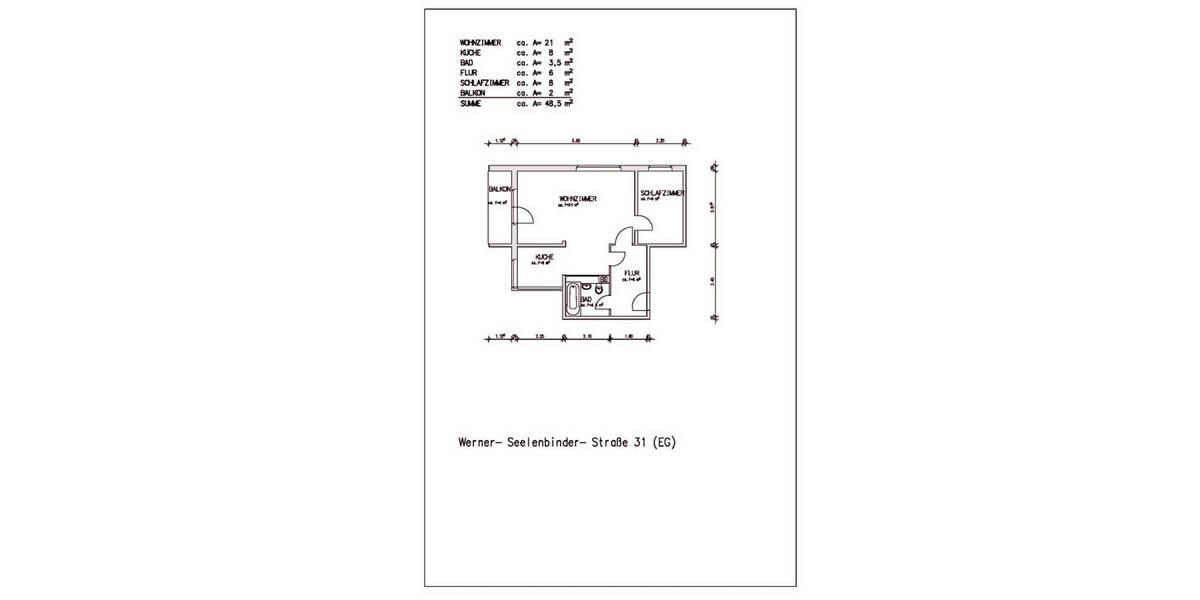 Etagenwohnung Hermsdorf - 2 Zimmer, 46 m&sup2;, 290&euro; | Angebot:26820378