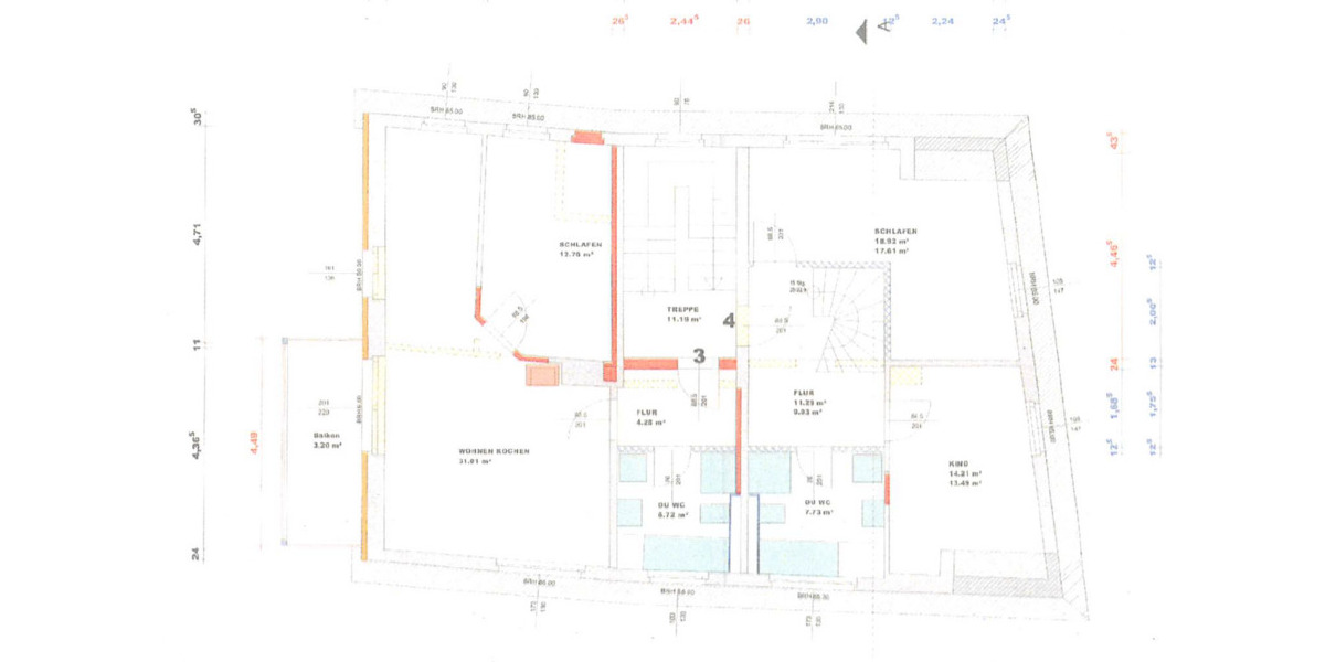 *** Schicke Stadtwohnung DG | Balkon | Kamin | Stellplatz | Einbauküche *** 2 zimmer