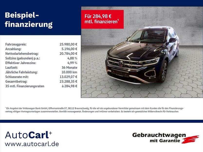 VW T-Roc 67.250 km 25.980 € Reichenbach 08468