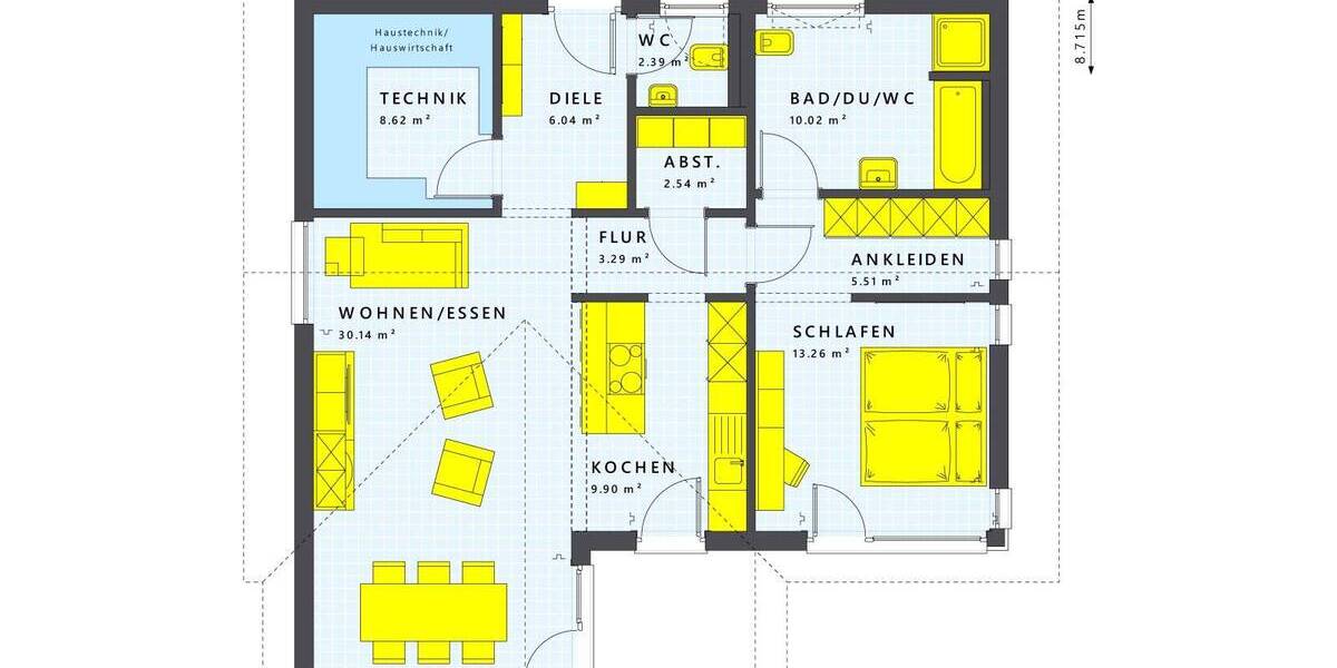 Mehrfamilienhaus, Wohnhaus Hermsdorf - 2 Zimmer, 82 m&sup2;, 465.847&euro; | Angebot:25692241