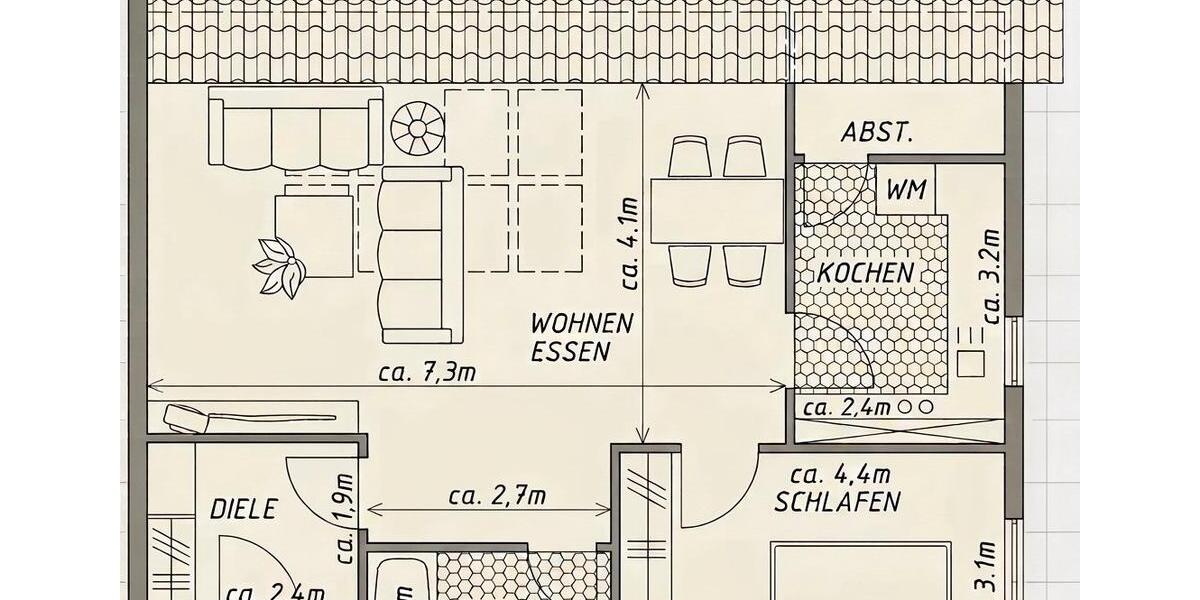Etagenwohnung Pölzig - 2 Zimmer, 65 m&sup2;, 55.000&euro; | Angebot:27084720