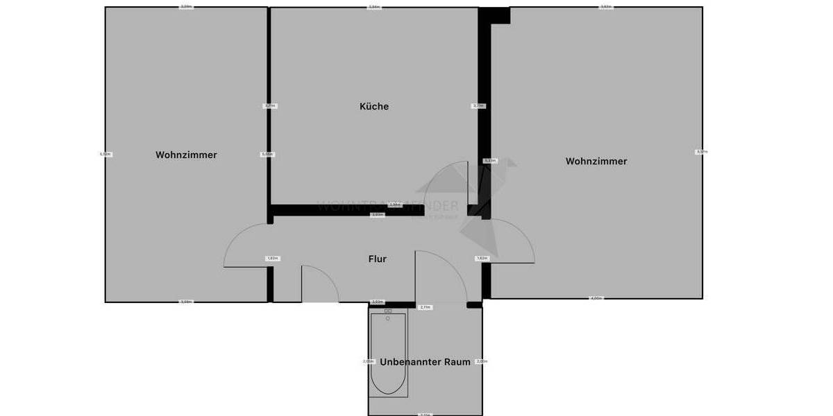 Etagenwohnung Mohlsdorf / Teichwolframsdorf Teichwolframsdorf - 2 Zimmer, 64 m&sup2;, 289&euro; | Angebot:19307498