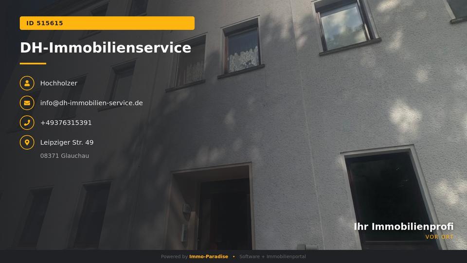 Erdgeschoßwohnung Meerane - 3 Zimmer, 68 m&sup2;, 405&euro; | Angebot:26676967