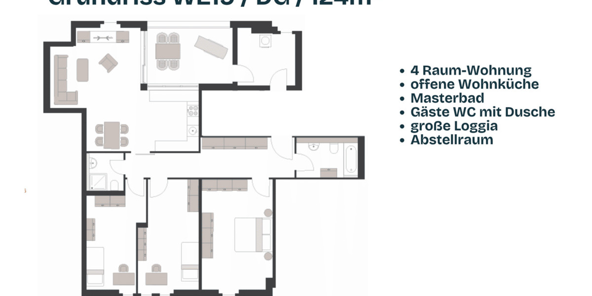 Etagenwohnung Crimmitschau - 4 Zimmer, 124 m&sup2;, 1.178&euro; | Angebot:26916817