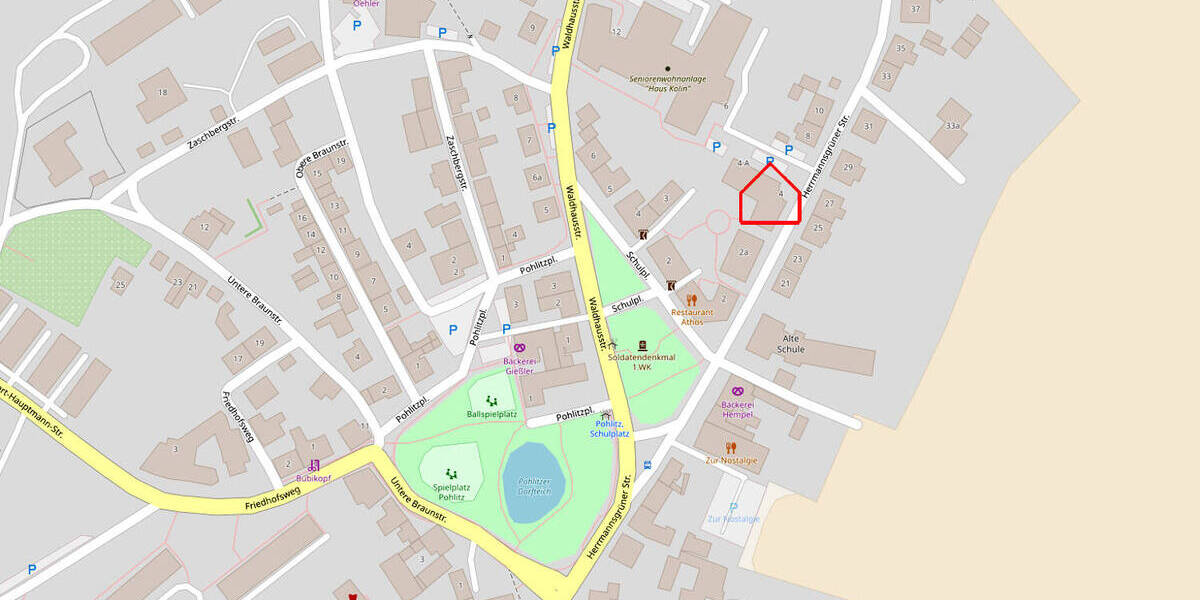 Singlewohnung in Pohlitz 1 zimmer