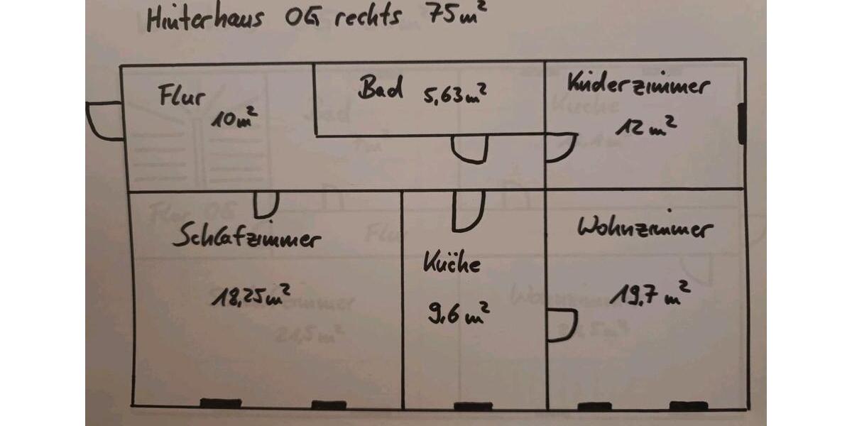 Etagenwohnung Teuchern - 3 Zimmer, 75 m&sup2;, 595&euro; | Angebot:26177826