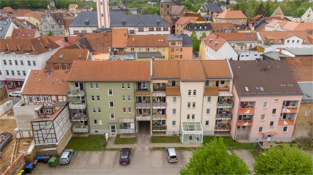 Barrierefreies Wohnen mit Aufzug im Zentrum von Weida! 3-Raum-EG-Wohnung mit Balkon! - Etagenwohnung Weida Liebsdorf | Angebot:26887891