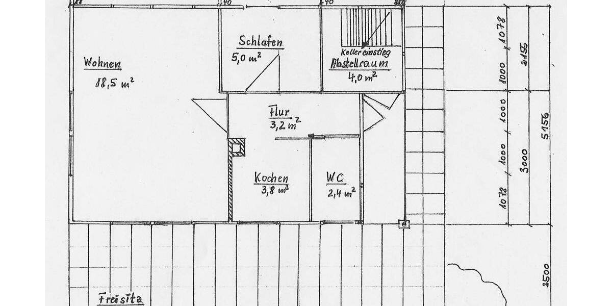 Bungalow Weißenborn - 2 Zimmer, 40 m&sup2;, 39.900&euro; | Angebot:25938452