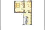 Etagenwohnung Gera Alt-Taubenpreskeln - 2 Zimmer, 48 m&sup2;, 255&euro; | Angebot:26663848
