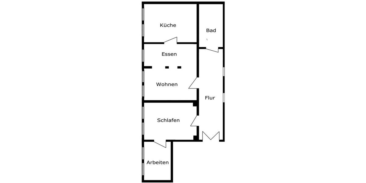 Dachgeschoßwohnung Altenburg - 3 Zimmer, 83 m&sup2;, 457&euro; | Angebot:24441335