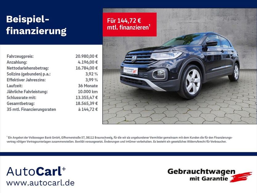 VW T-Cross 61.300 km 20.980 € Reichenbach 08468