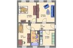 Etagenwohnung Meuselwitz - 3 Zimmer, 64 m&sup2;, 360&euro; | Angebot:26364254