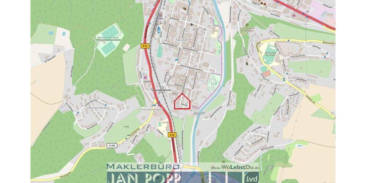 Etagenwohnung Greiz Irchwitz - 3 Zimmer, 77 m&sup2;, 382&euro; | Angebot:22520099