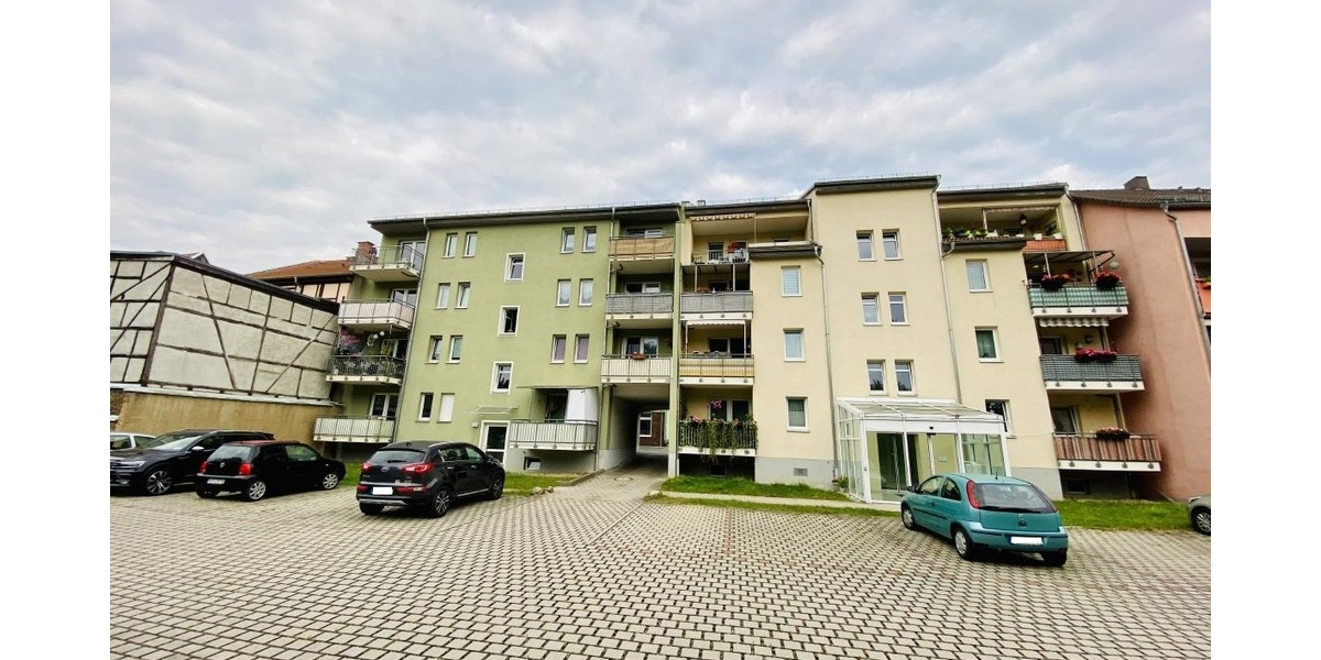Idyllisch wohnen im Zentrum von Weida. 3 Raum Wohnung mit Balkon und Aufzug! - Etagenwohnung Weida Liebsdorf | Angebot:26882406