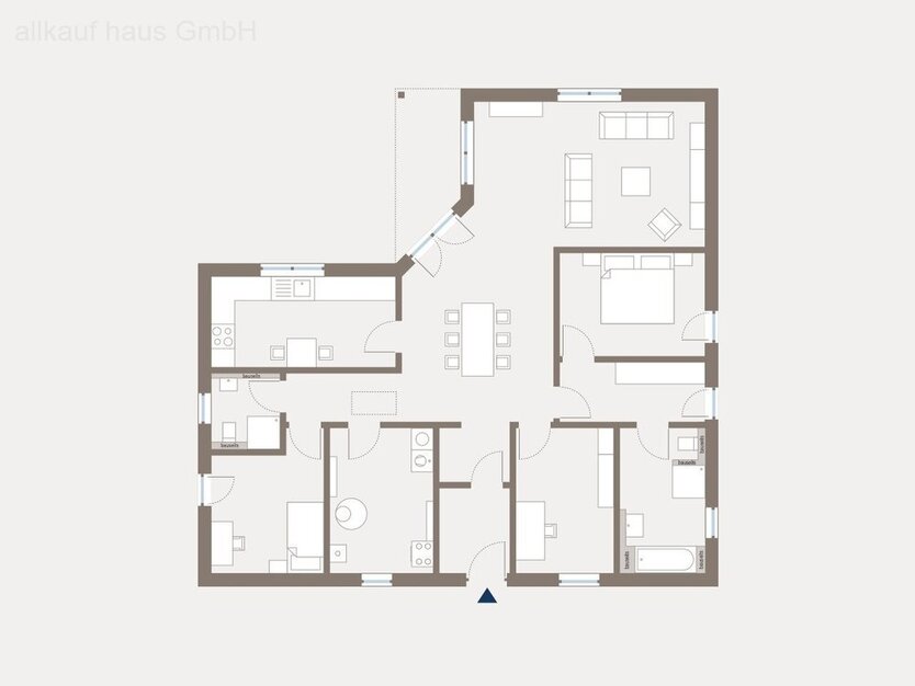 Bungalow-Oase: Ihr persönliches Refugium für modernes Wohnen!