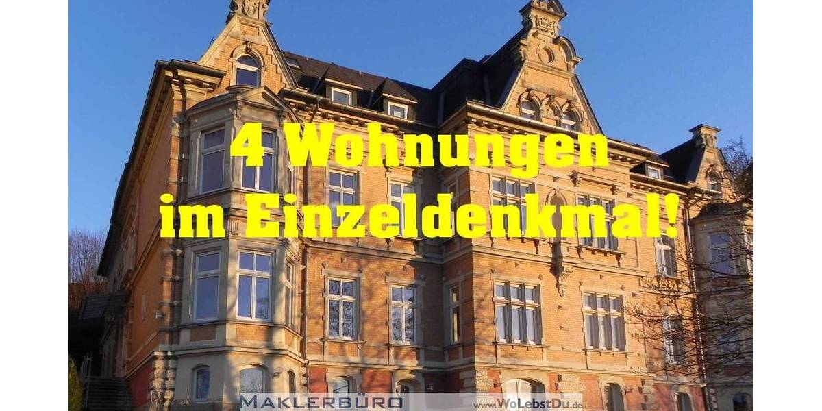 Etagenwohnung Greiz - 1 Zimmer, 236 m&sup2;, 184.000&euro; | Angebot:19291406