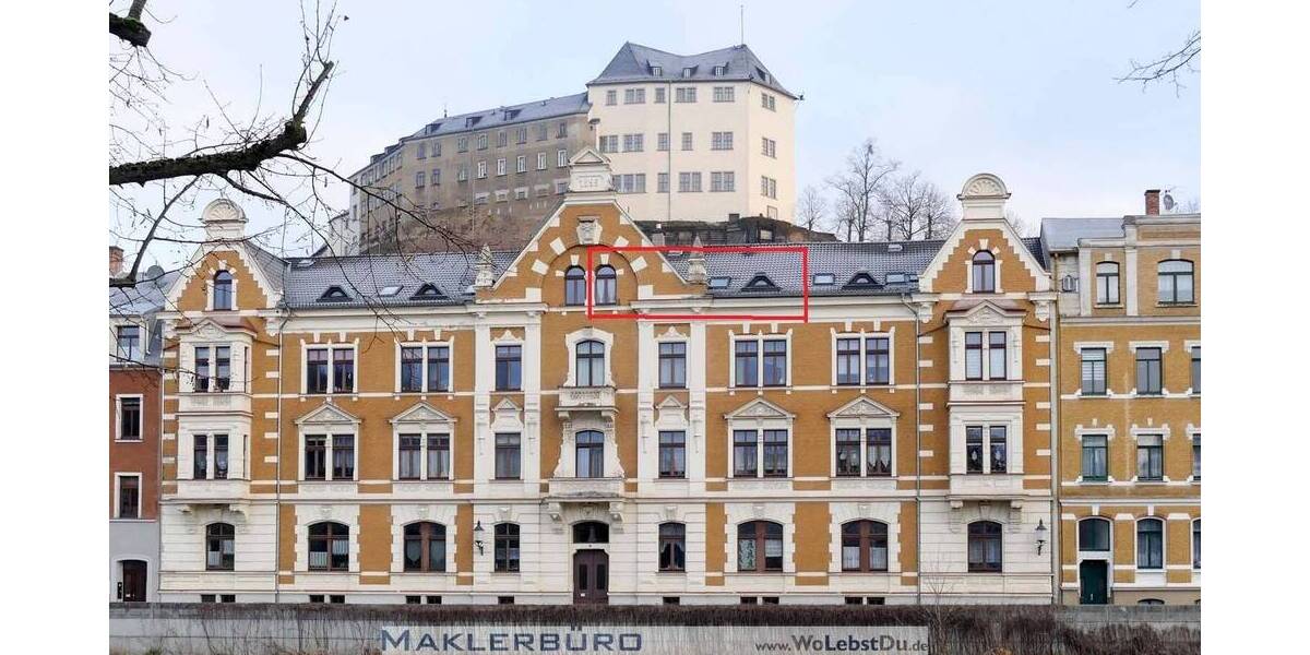 Kleine Wohnung im Einzeldenkmal und am Park 2 zimmer