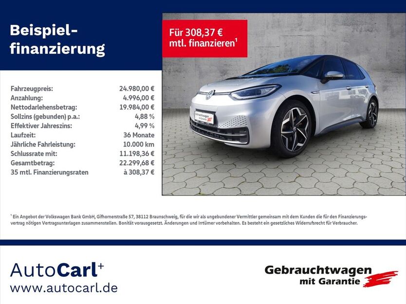 VW ID.3 48.700 km 24.980 € Reichenbach 08468