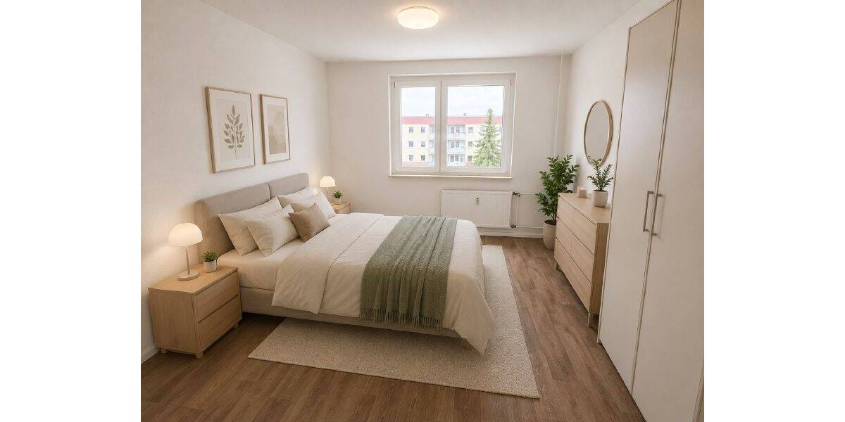 Etagenwohnung Gera Lusan - 3 Zimmer, 68 m&sup2;, 375&euro; | Angebot:26834623